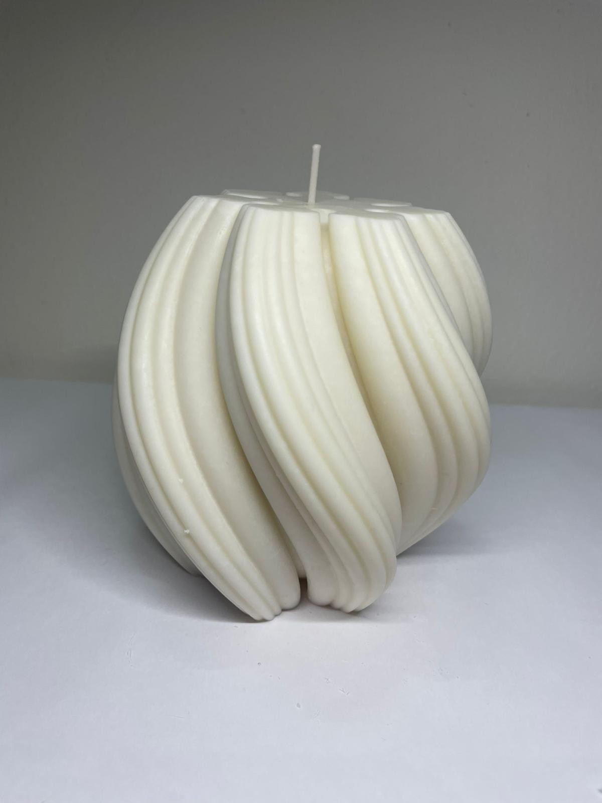 Candela profumata spirale in cera di soia naturale