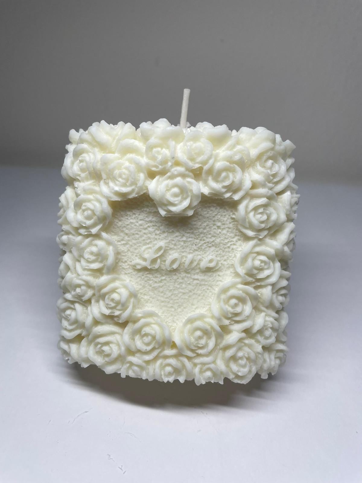 Candela profumata "Love" in cera di soia naturale