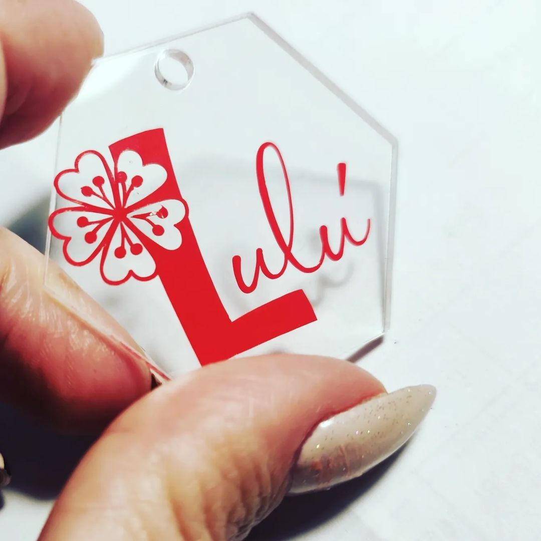 Portachiavi doppio in pvc personalizzato con grafica