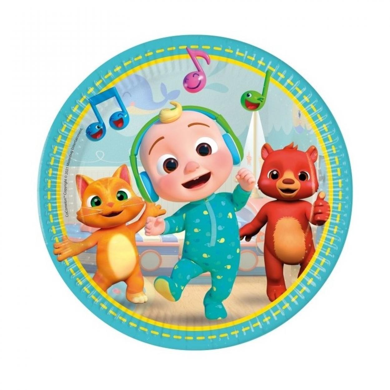 8 PIATTI CM 20 COCOMELON