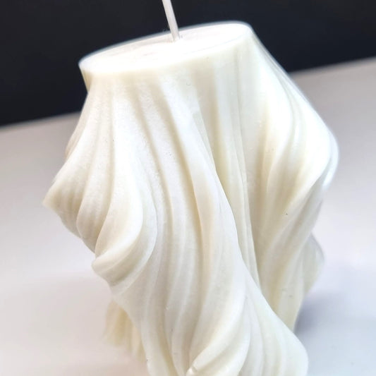 Candela profumata "Spirale piccola" in cera di soia naturale