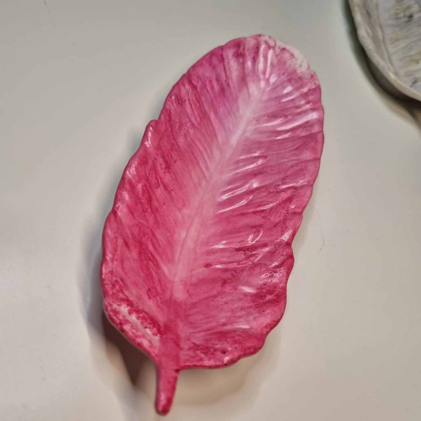 Portasapone Svuota tasche in gesso  artigianale