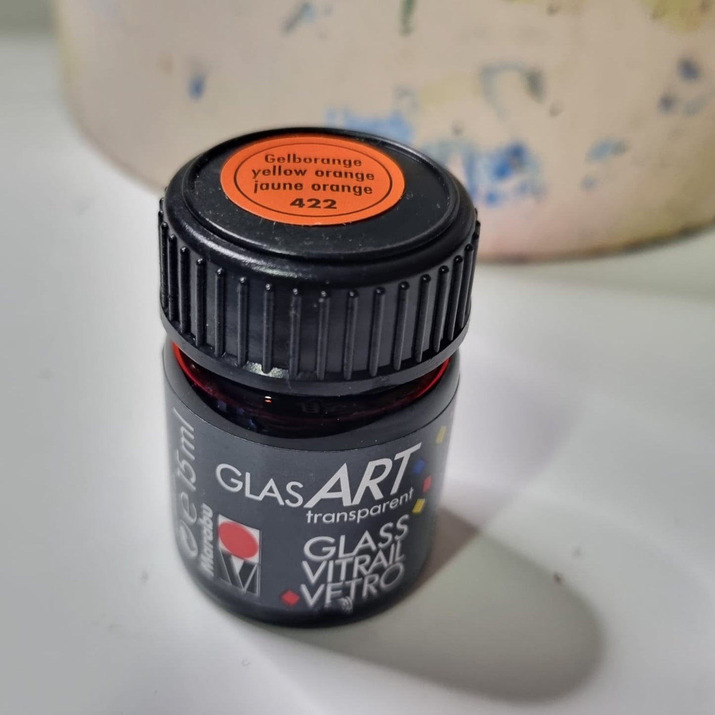 Marabu  Glas Art Paint 15ml - 420 Giallo