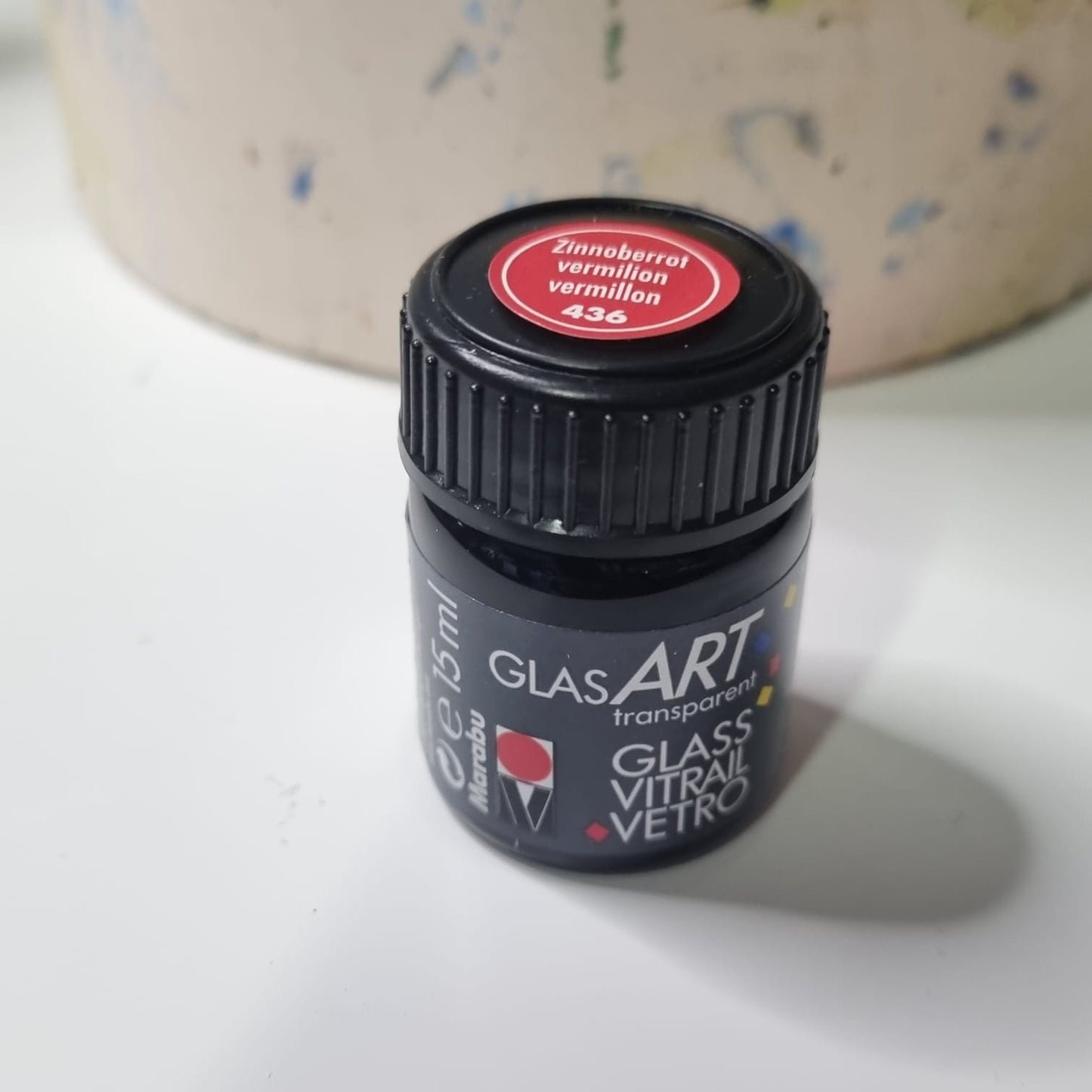 Marabu  Glas Art Paint 15ml - 420 Giallo