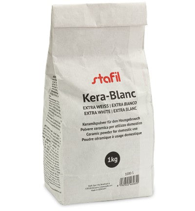 Polvere di ceramica ECOLOGICA 100% per realizzazione strutture in gesso "Kera Blanc" STAFIL  da 1 kg