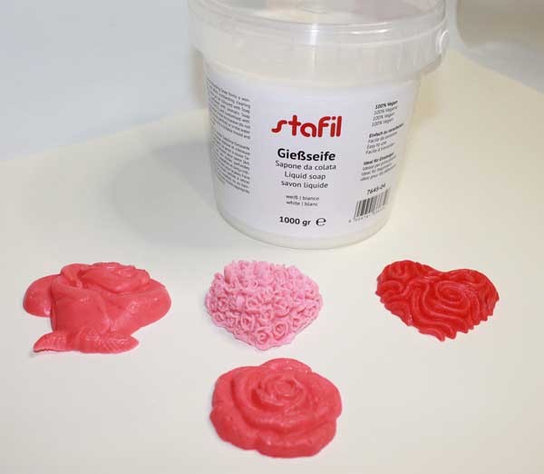 Sapone da colata per sapone in stampi handmade Stafil bianco ecologico 1 KG