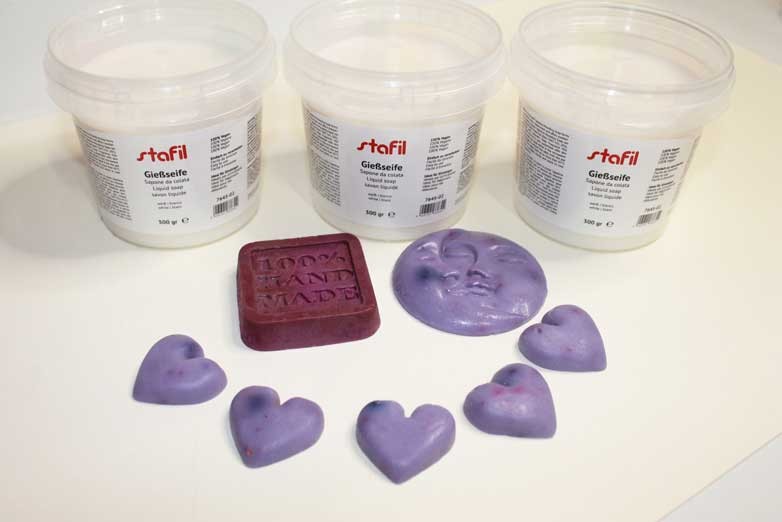 Sapone da colata per sapone in stampi handmade Stafil bianco ecologico 300 gr.