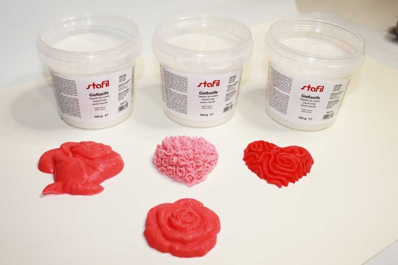 Sapone da colata per sapone in stampi handmade Stafil bianco ecologico 300 gr.