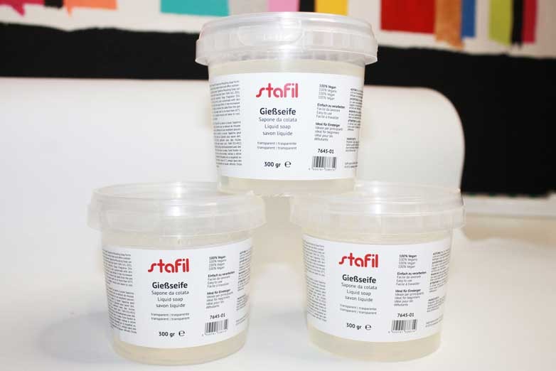 Sapone da colata per sapone in stampi handmade Stafil trasparente ecologico 300 gr.