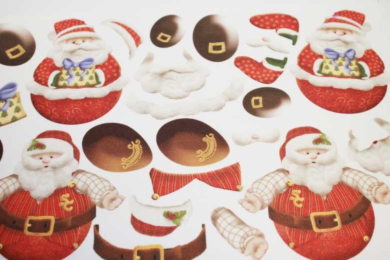 Gomma Eva Natale con Stampe Natalizie 20x30 cm 2 pz