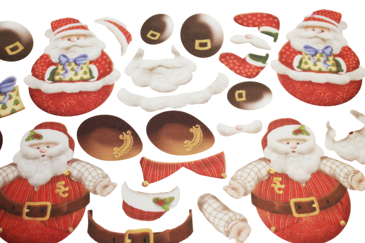 Gomma Eva Natale con Stampe Natalizie 20x30 cm 2 pz