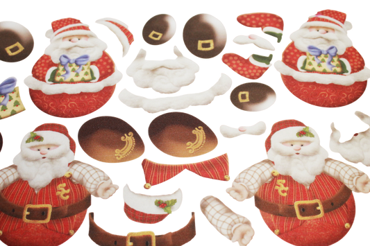 Gomma Eva Natale con Stampe Natalizie 20x30 cm 2 pz