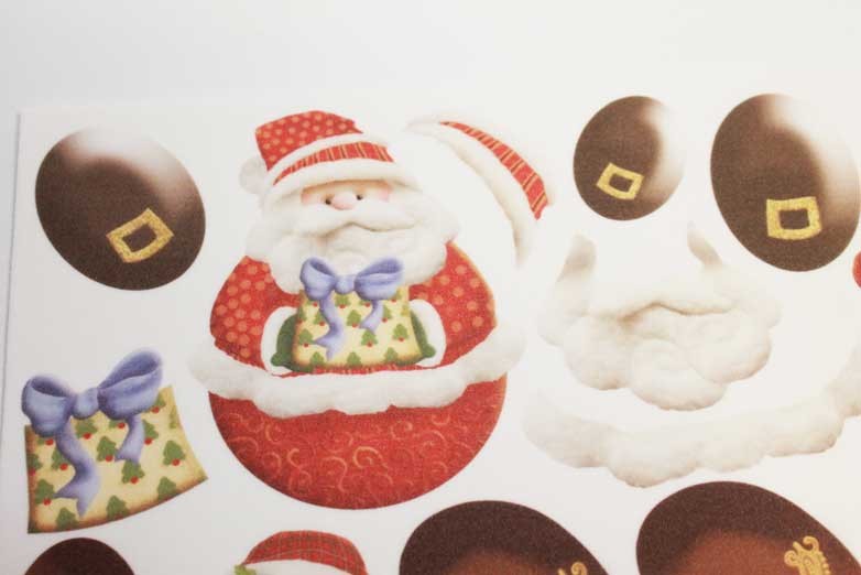 Gomma Eva Natale con Stampe Natalizie 20x30 cm 2 pz