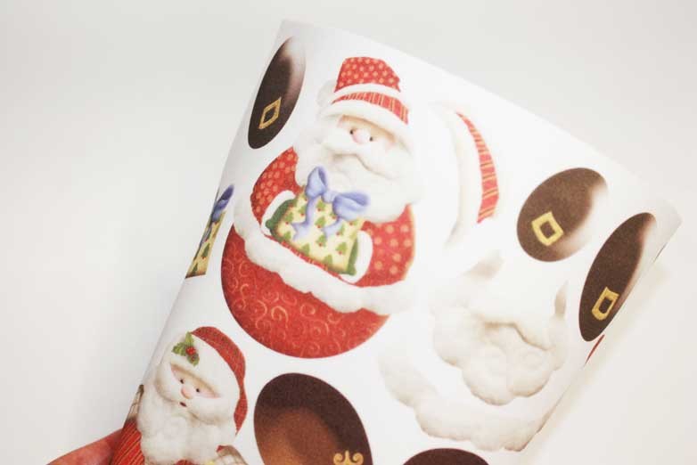 Gomma Eva Natale con Stampe Natalizie 20x30 cm 2 pz
