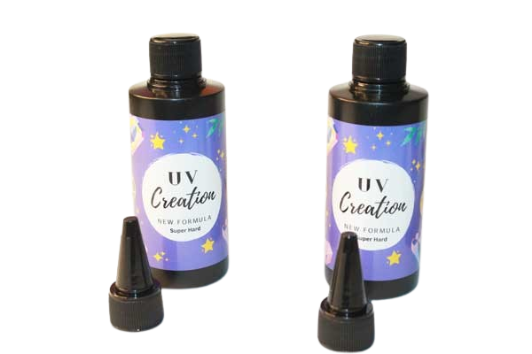 Resina UV - Resina Epossidica Dura Trasparente UV per Gioielli Fai da Te