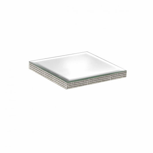 SPECCHIO QUADRATO C/STRASS 25X25 H6 8106Q25