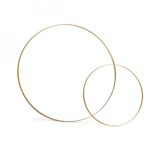 SET 2 CERCHI ORO DA APPENDERE
