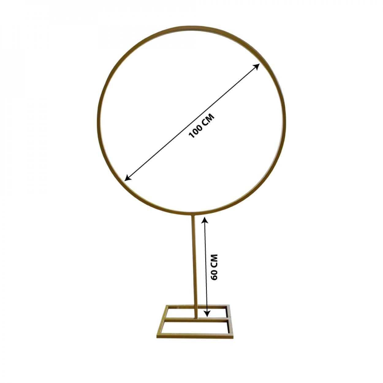 CERCHIO IN FERRO CM100 + PIEDE H60