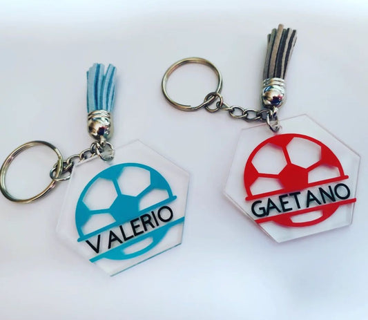 Portachiavi in pvc personalizzato con nome