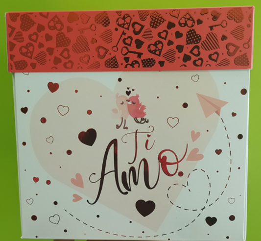 BOX SORPRESA PICCOLA LOVE 25X25