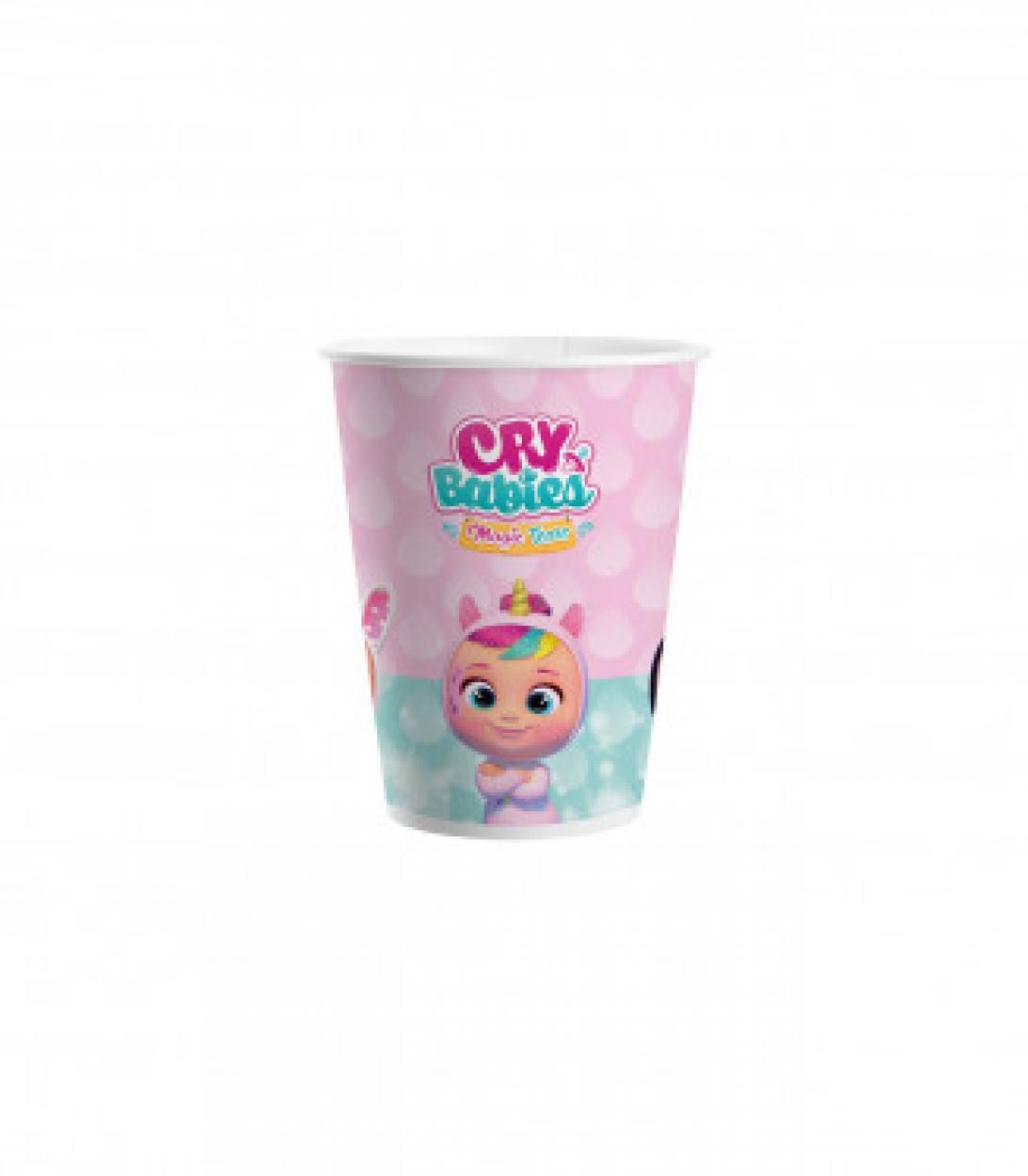 8 BICCHIERI CRY BABIES MCD70004