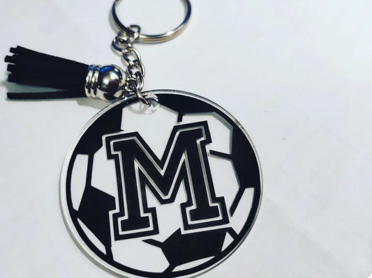 Portachiavi in pvc personalizzato con iniziale
