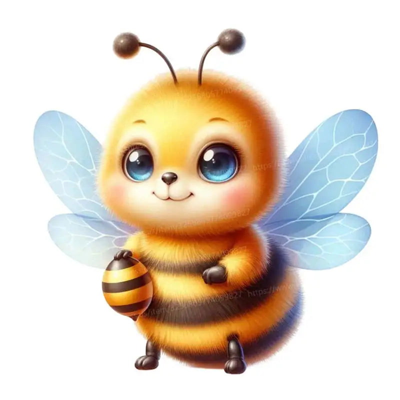 Adesivi Murali Ape Neonati Camera da Letto Stanza Bambini Decorazione Sfondo Murale Animali Decorazioni Casa Carta da Parati Autoadesiva S116