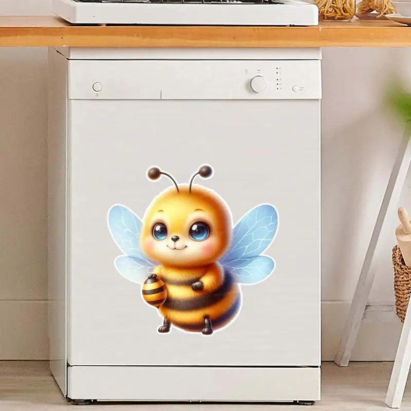 Adesivi Murali Ape Neonati Camera da Letto Stanza Bambini Decorazione Sfondo Murale Animali Decorazioni Casa Carta da Parati Autoadesiva S116