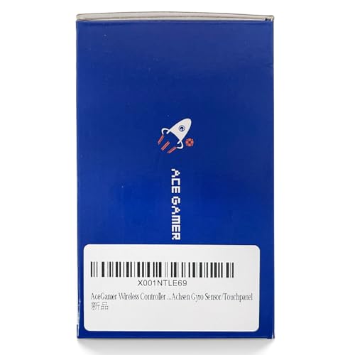 AceGamer Controller wireless per PS4, controller di gioco compatibile con PS4/Pro/Slim/PC Gamepad con pulsante turbo/posteriore/doppia vibrazione/sensore giroscopio a 6 assi/touch panel