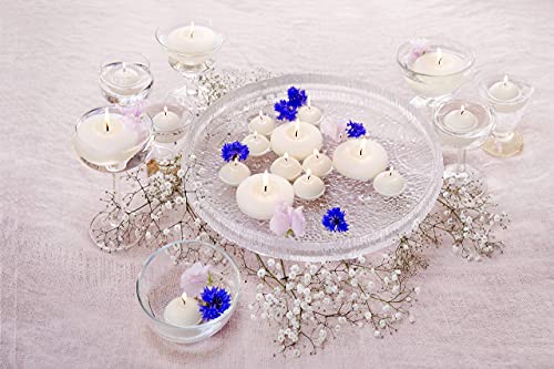 Bolsius Candele galleggianti Decorative, Cera, Bianco, 4.5cm w X 3cm h, 20 unità