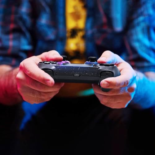 AceGamer Controller wireless per PS4, controller di gioco compatibile con PS4/Pro/Slim/PC Gamepad con pulsante turbo/posteriore/doppia vibrazione/sensore giroscopio a 6 assi/touch panel