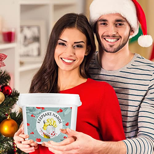 McNory Kit Calco Mani Famiglia 3D Set Completo di Gesso e Alginato per Scultura e Stampi per Impronte di Adulti e Bambini, Kit Calco Mani per stampi Mani Coppia e Famiglie, Regalo Idea per Lui e Lei
