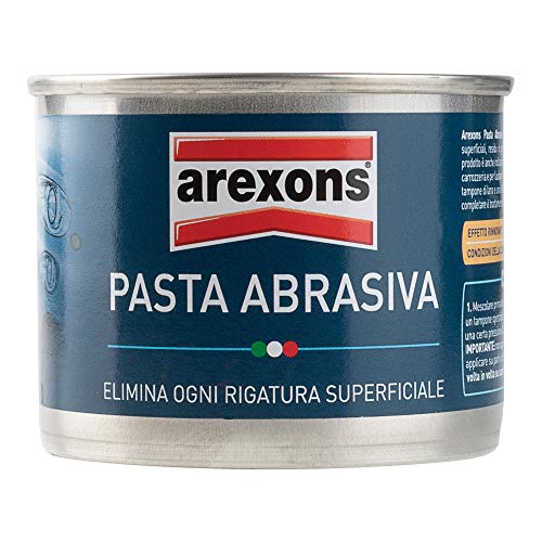 AREXONS PASTA ABRASIVA 150 ml Pasta abrasiva elimina graffi per manutenzione auto, pasta abrasiva lucidante, togli graffi auto, pasta abrasiva segni e rigature superficiali provocate da piccoli urti